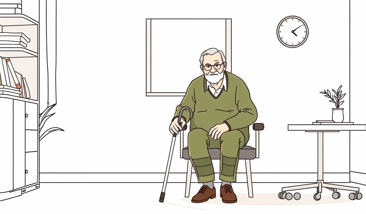 Lekár na ortopédii hodnotí rozsah trvalých následkov pacienta
