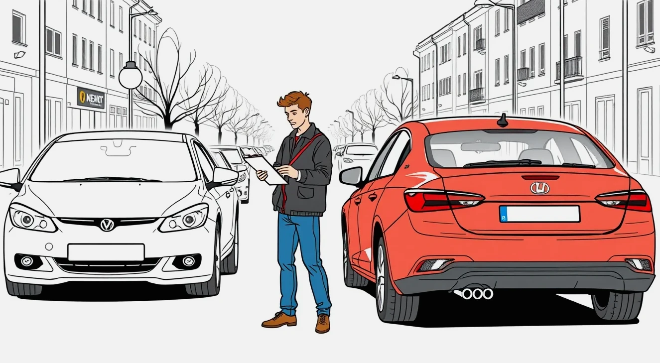 Odťahová služba nakladá nepojazdné auto s defektom na diaľničnom odpočívadle