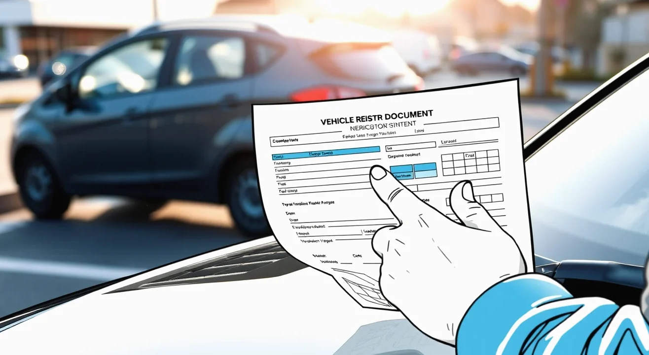 Vodič podpisuje zmluvu o financovaní nového vozidla v autosalóne
