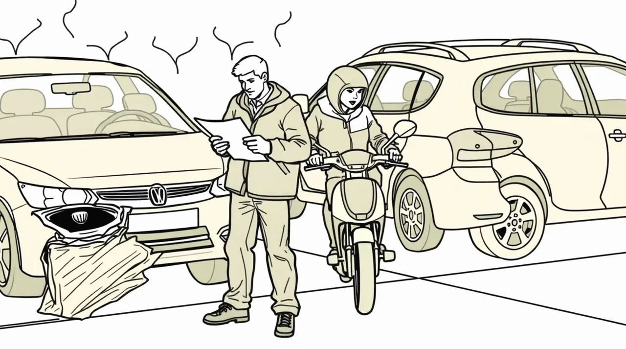 Policajná hliadka kontroluje doklady a zelenú kartu na displeji smartfónu