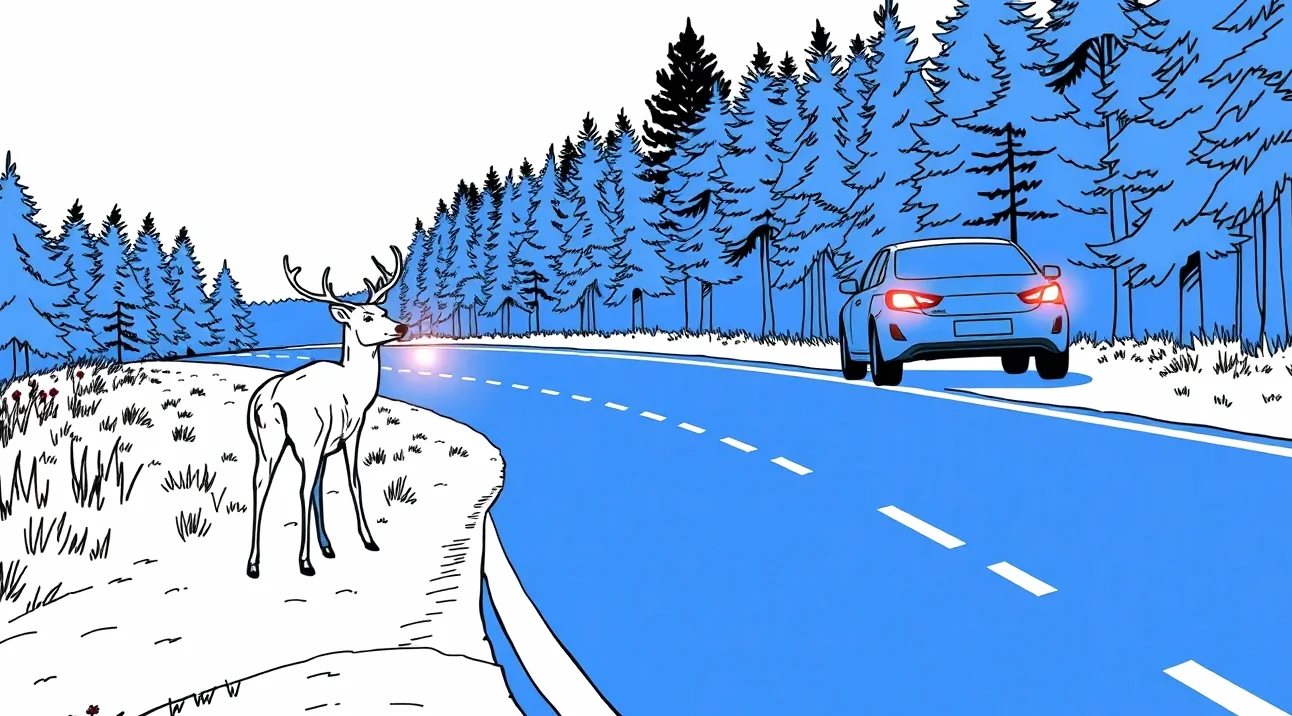 Osobné auto zaparkované pod prístreškom poškodené silným krupobitím a konármi