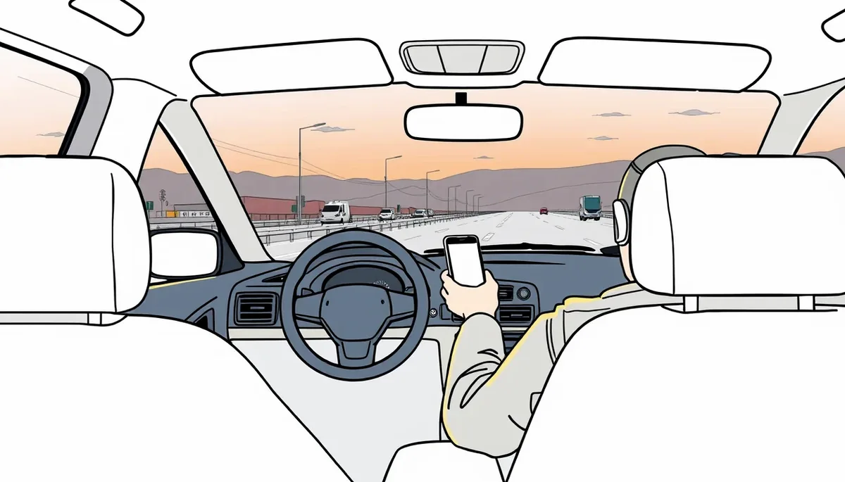 Obytný automobil s pripojeným karavanom stojaci na diaľničnom odpočívadle