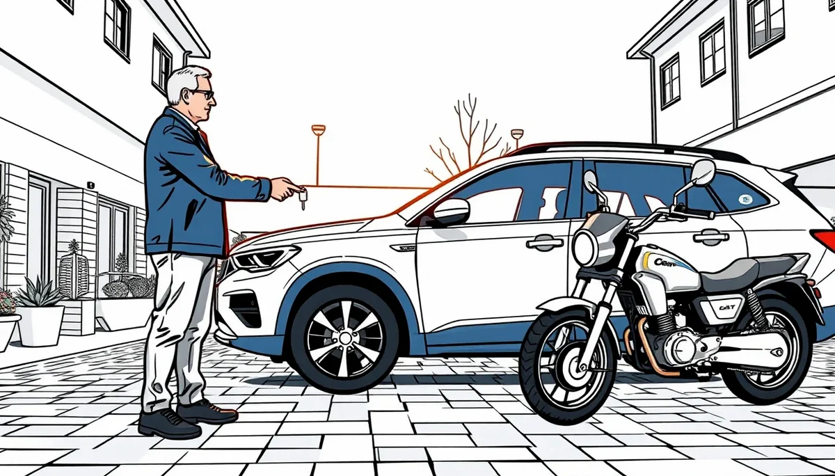 Pohľad na Land Rover Discovery prechádzajúci cez lesnú nespevnenú cestu