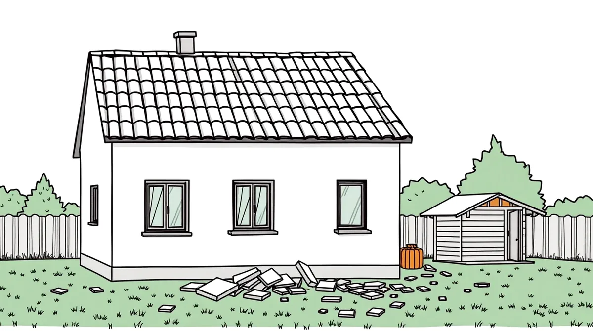 Stavbári pracujúci na základovej doske novostavby rodinného domu