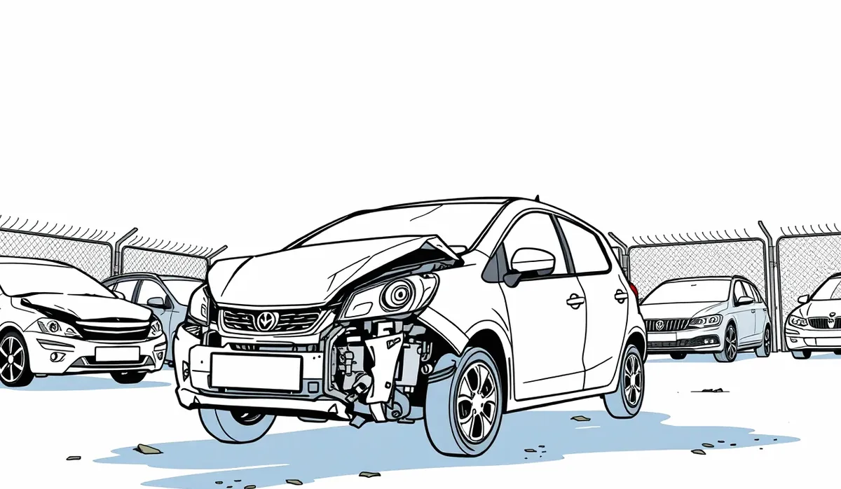 Mechanik kontrolujúci karosériu auta na zdviháku v autoservise