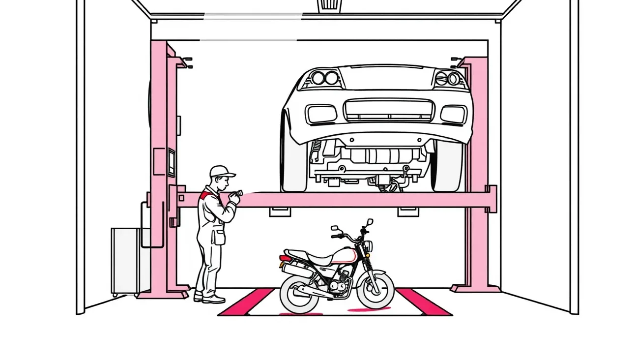 Mechanik v autoservise montuje nový náhradný diel na poškodenú prednú časť vozidla