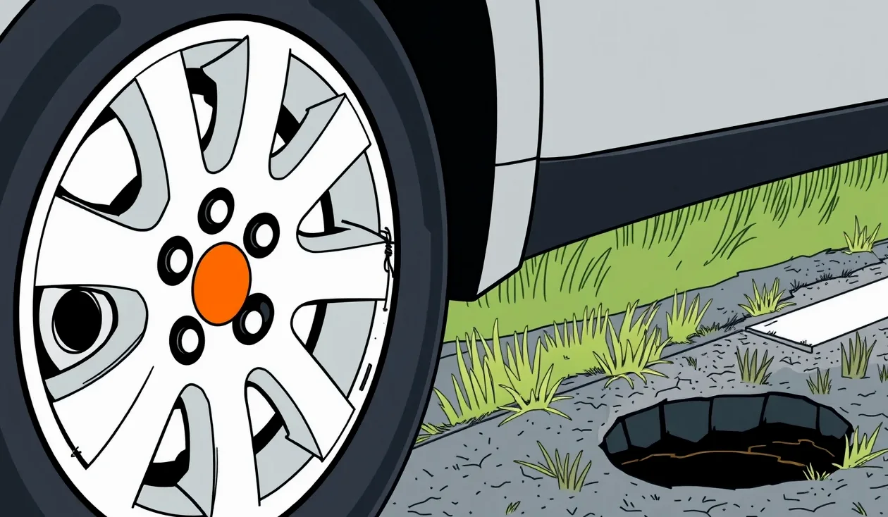 Mechanik v autoservise kontroluje prasklinu na čelnom skle rodinného automobilu