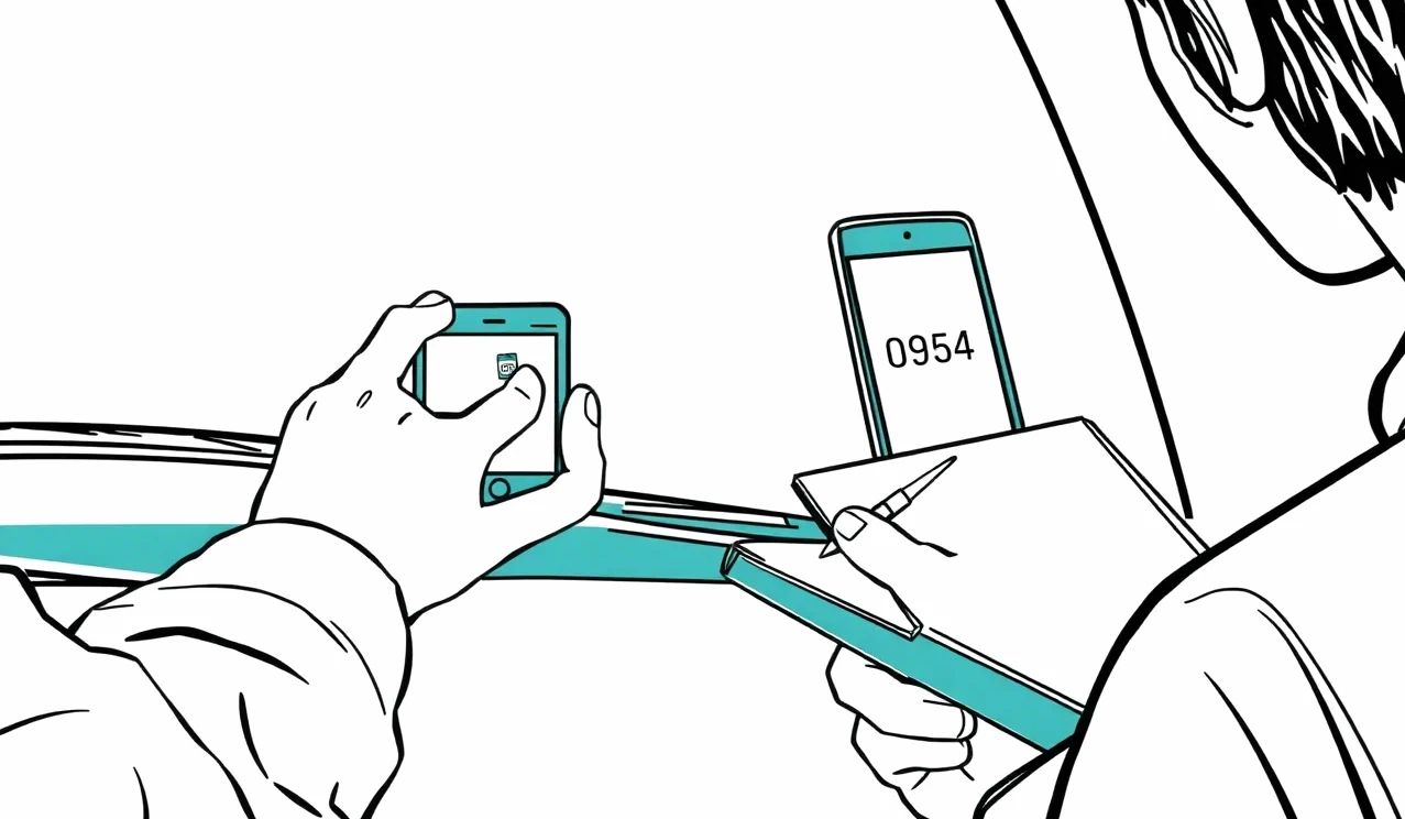 Kupujúci preberá kľúče od nového skladového vozidla v autosalóne pri čistopise technického preukazu