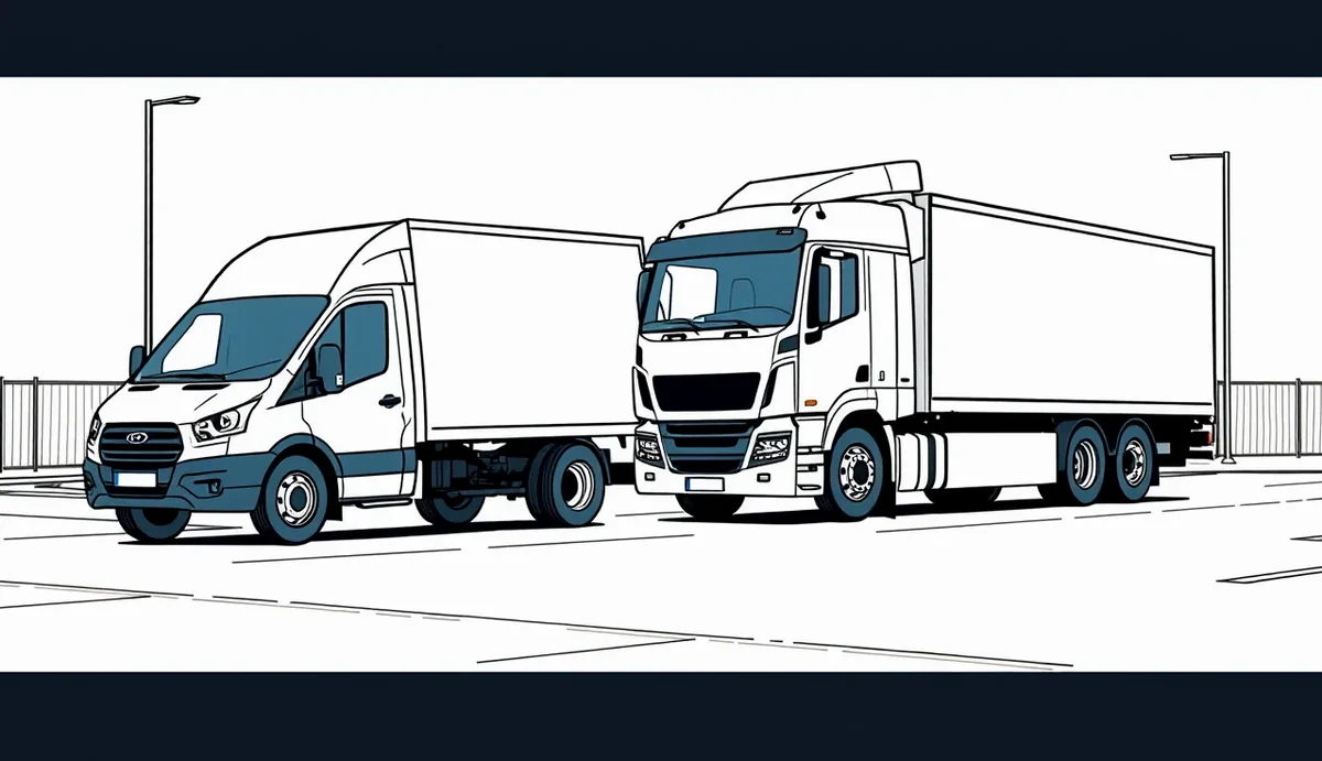Upevnenie nákladu popruhmi na ložnej ploche nákladného automobilu