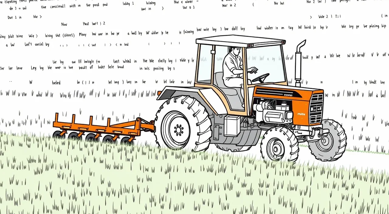 Poľnohospodársky traktor s vlečkou odbočujúci z poľnej cesty na asfaltovú komunikáciu
