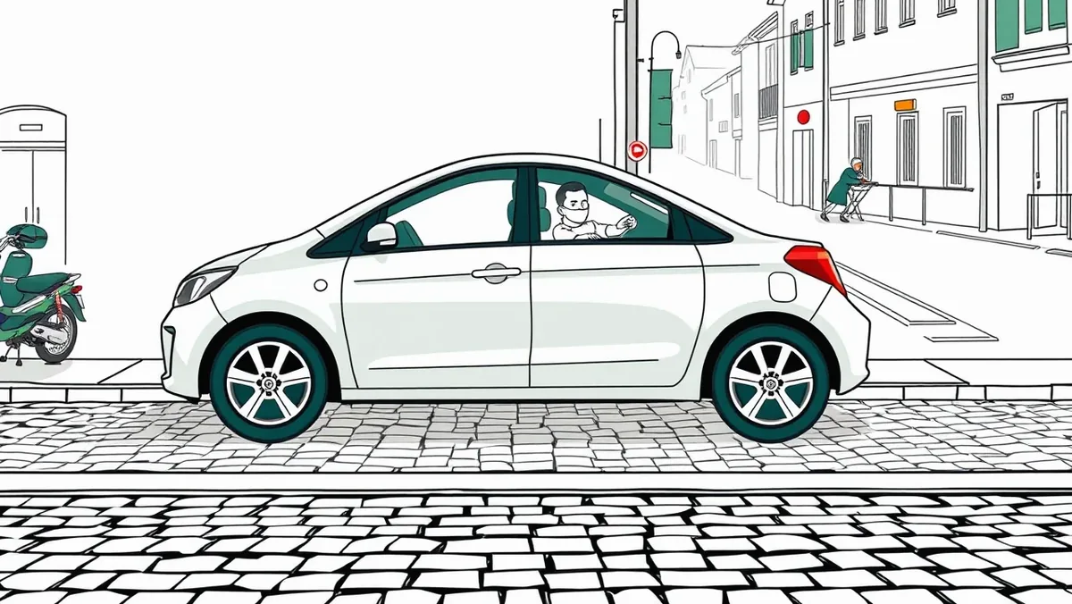 Prasknuté čelné sklo na automobile po zásahu odleteným kamienkom