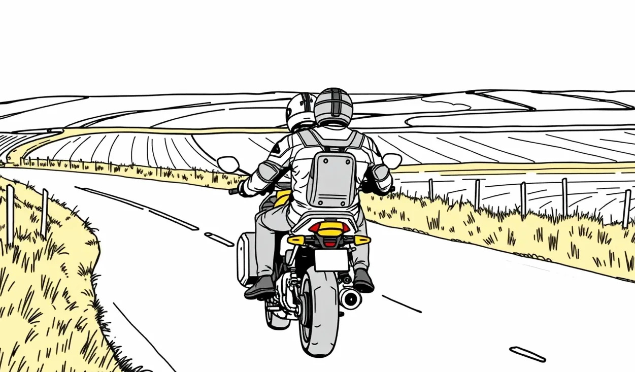 Zaparkovaný motocykel odstavený v suchej garáži na stojane počas zimných mesiacov