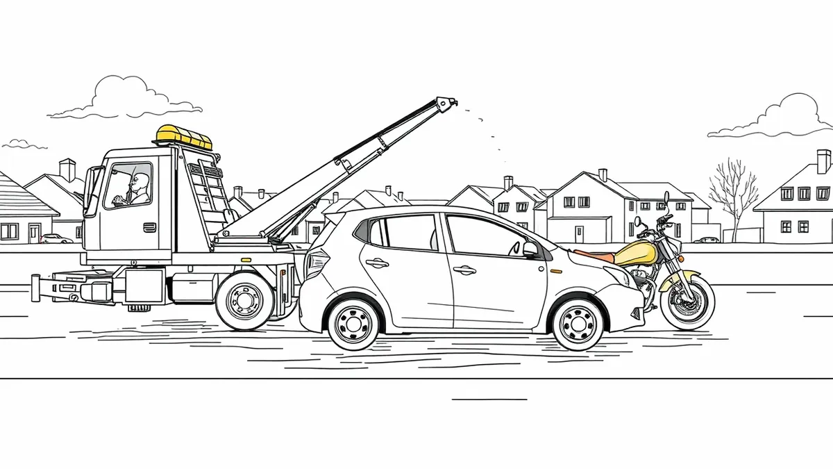 Mechanik kontroluje podvozok a elektroinštaláciu dovezeného auta na zdviháku v autoservise